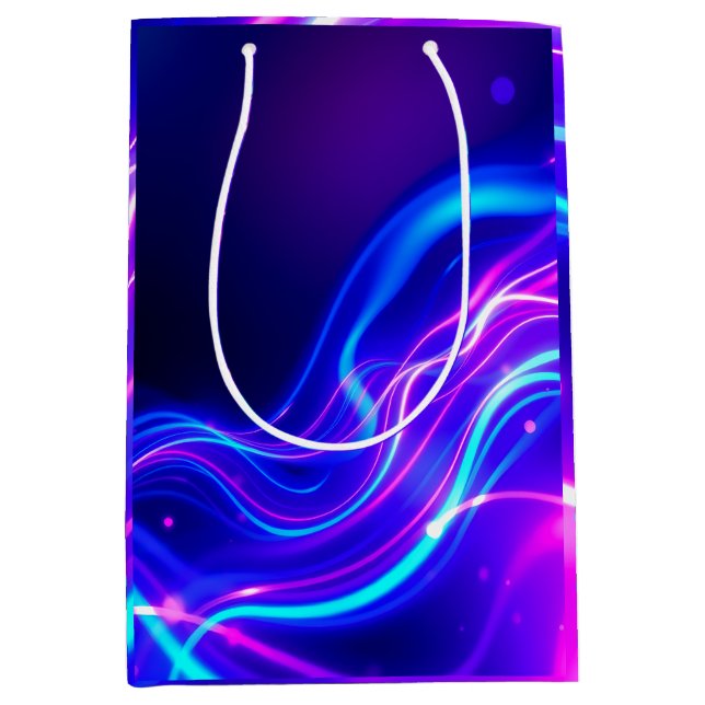 Futuristic Neon Liquid Waves – Electric Energy Flo (Framsidan)