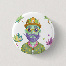 Futuristic Ride: Psychedelic Car Journey Knapp