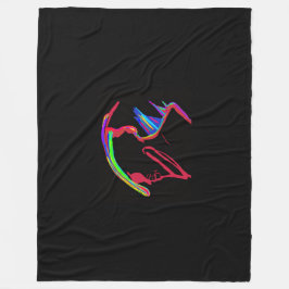 Futuristic Sentinel Fleece Blanket