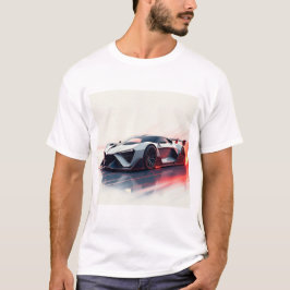 Futuristic Sports Car – Sleek AI-Generated Design  T Shirt