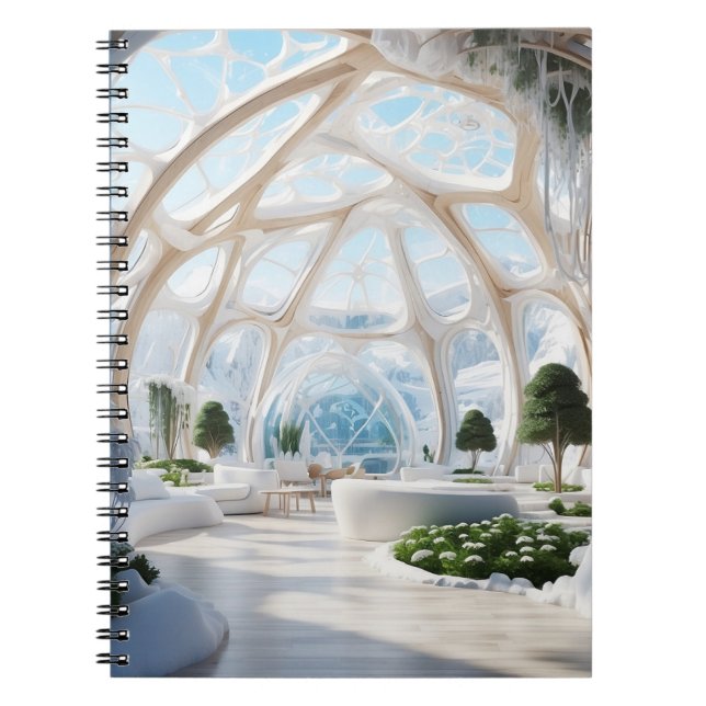 Futuristic town anteckningsbok (Framsidan)