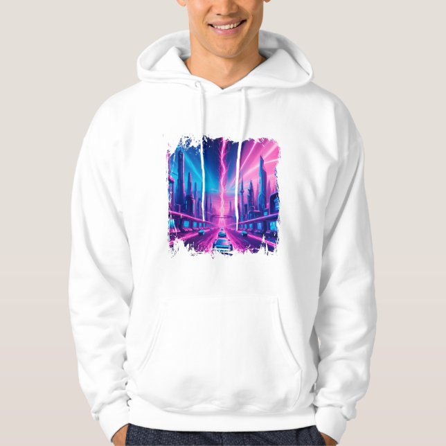 Futuristic Trip Hoodie (Framsida)