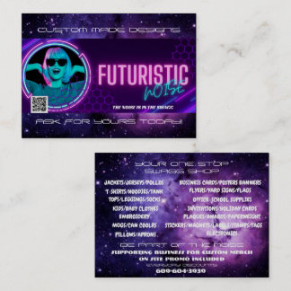 FuturisticNOISE-Affärskort Visitkort