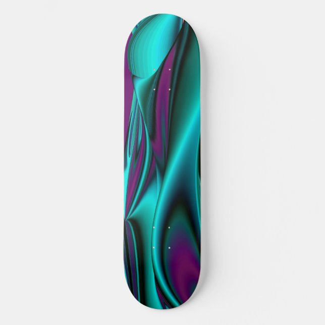 Futuristisch, Abstrakt Mini Skateboard Bräda 18,5 Cm (Framsida)