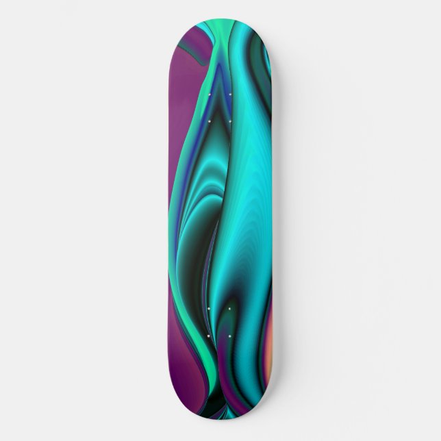 Futuristisch, Abstrakt Skateboard Bräda 21,5 Cm (Framsida)
