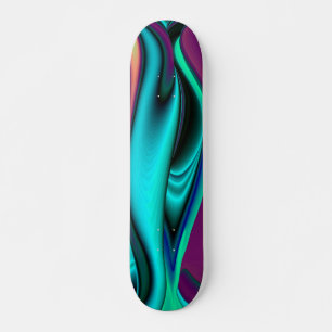 Futuristisk, Abstrakt Old School Skateboard Bräda 18 Cm