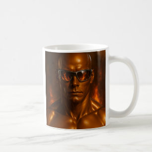 Futuristisk androiddesign kaffemugg
