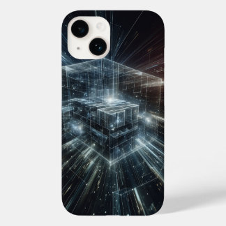 Futuristisk Cyber Cube Telefonfodral - Högteknolog