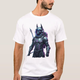Futuristisk Cyberpunk Krigare Sci-Fi Grafisk T-Shi T Shirt