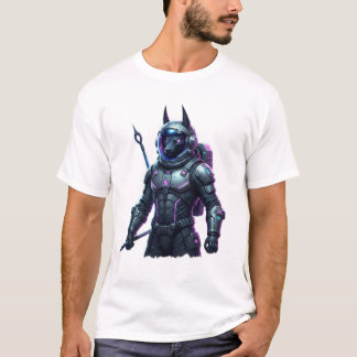 Futuristisk Cyberpunk Krigare Sci-Fi Grafisk T-Shi T Shirt