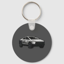 Futuristisk El Pickup Lastbil