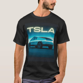 Futuristisk El Pickup Lastbil T Shirt