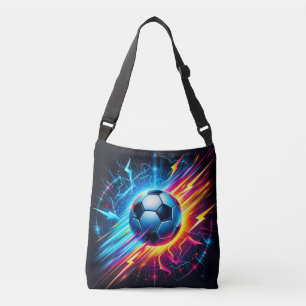 Futuristisk elektrisk fotboll Lightning Axelväska