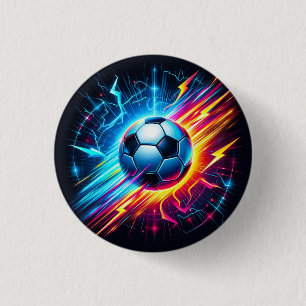 Futuristisk elektrisk fotboll Lightning Knapp