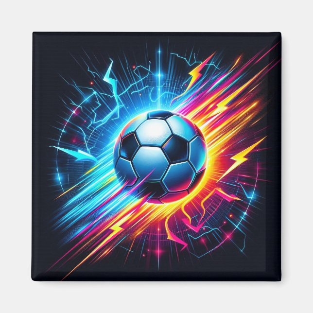 Futuristisk elektrisk fotboll Lightning Magnet (Framsidan)