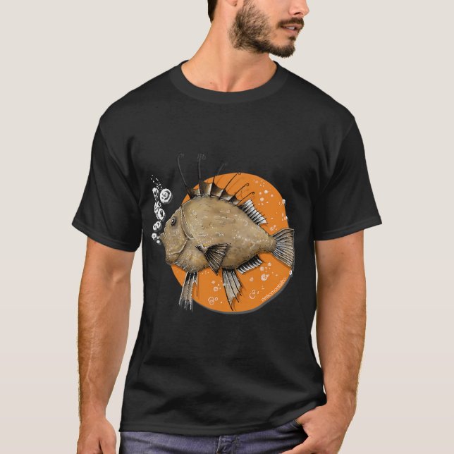 FUTURISTISK FISK T SHIRT (Framsida)