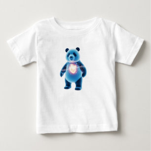 Futuristisk holografisk 3D-pandas medicinska skann T Shirt