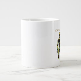 Futuristisk humanoid robotdesign jumbo mugg