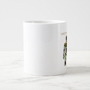 Futuristisk humanoid robotdesign jumbo mugg