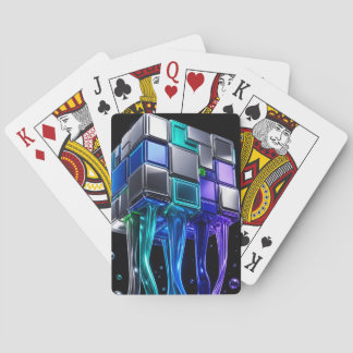 Futuristisk krompusselkub casinokort