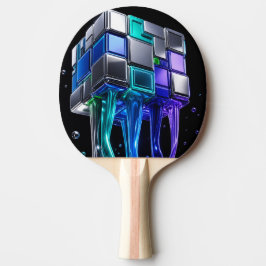 Futuristisk krompusselkub pingisracket