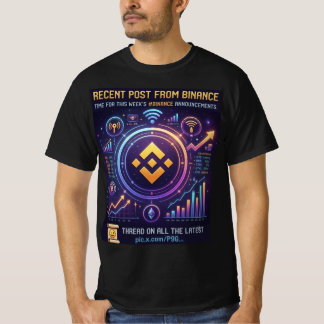 Futuristisk krypto handelsanalys graf t-shirt