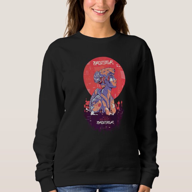 Futuristisk person Berlin T Shirt (Framsida)