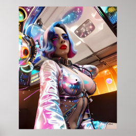 Futuristisk revelj poster