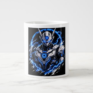 🔷 Futuristisk Robot-T-Shirt | NEX Jumbo Mugg