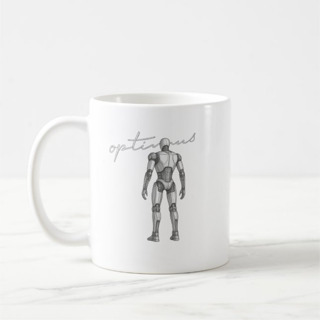 Futuristisk rymdraket för djuprymden | Marsuppdrag Kaffemugg (Vänster)