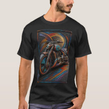 Futuristisk specialdesignad motorcykel – 3D mikro