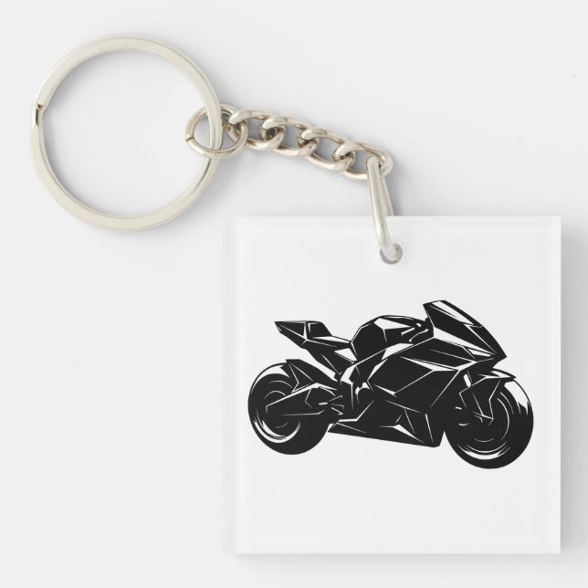 Futuristisk sportmotorcykeldesign (Framsidan)