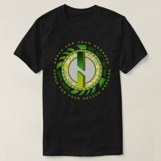Futuristisk Tech-bokstav I Typografi Anpassad text T Shirt