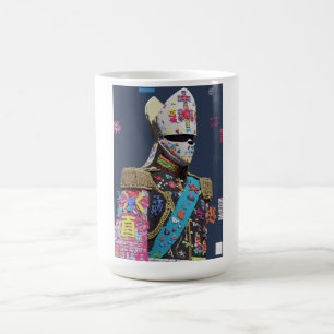 Futuristisk Voxel Glitch Art Militär Officer Cyber Kaffemugg