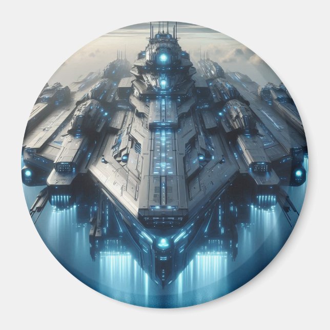 Futuristiska, 3 tum magnet (Framsidan)