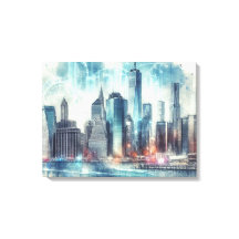 Futuristiska Abstrakt i New York City
