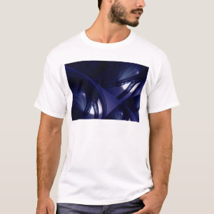 Futuristiska Abstrakt Rippling Fantasy-Abstrakt T-shirt