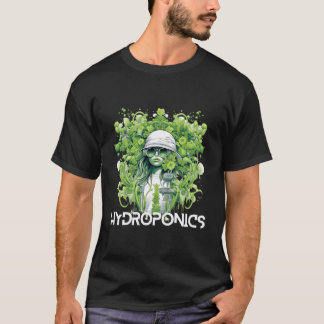 Futuristiska Aeroponics Hydroponics Horticulture C T Shirt
