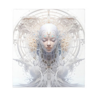 Futuristiska Art-anteckningsblock Anteckningsblock