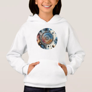 Futuristiska Batik Cosmic Art - rymddesign T Shirt