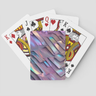 Futuristiska-bestrålning/abstrakt-holografi Casinokort
