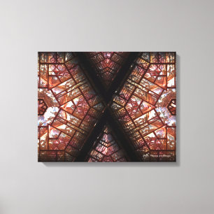 Futuristiska Chrystal X7-1 Wrapped Canvas