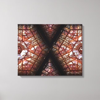 Futuristiska Chrystal X7-1 Wrapped Canvas