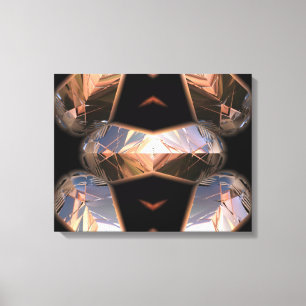 Futuristiska Chrystal X7-2 Wrapped Canvas