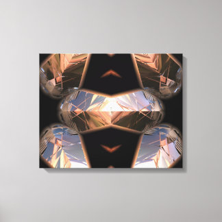Futuristiska Chrystal X7-2 Wrapped Canvas