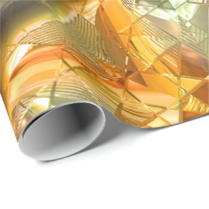 Futuristiska Chrystal X8-1 Wrapping Papper Presentpapper