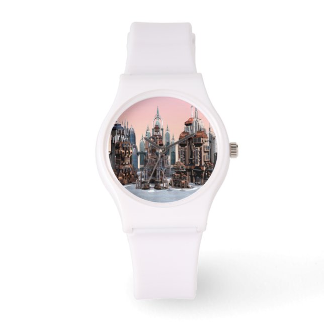 Futuristiska City Armbandsur (Framsida)
