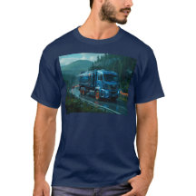 Futuristiska Cyber Lastbil från 2077