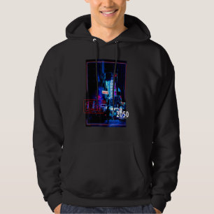 Futuristiska Cyberpunk Lofi Streetwear Japan Stree Hoodie