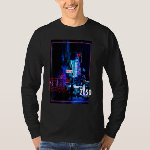Futuristiska Cyberpunk Lofi Streetwear Japan Stree T Shirt
